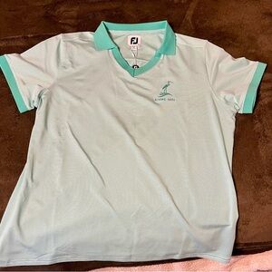 Stylish FootJoy Women's Light Green Polo Shirt